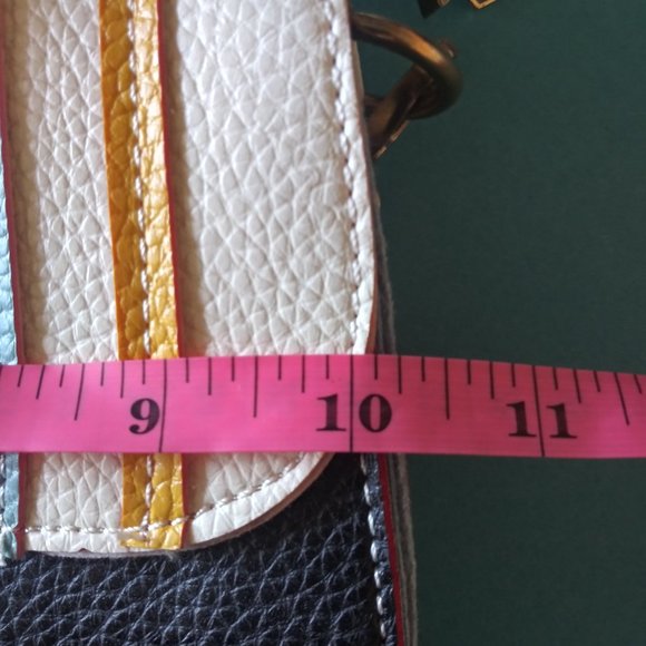 Women's Pastel Rainbow Shoulder Bag Purse - Picture 6 of 7